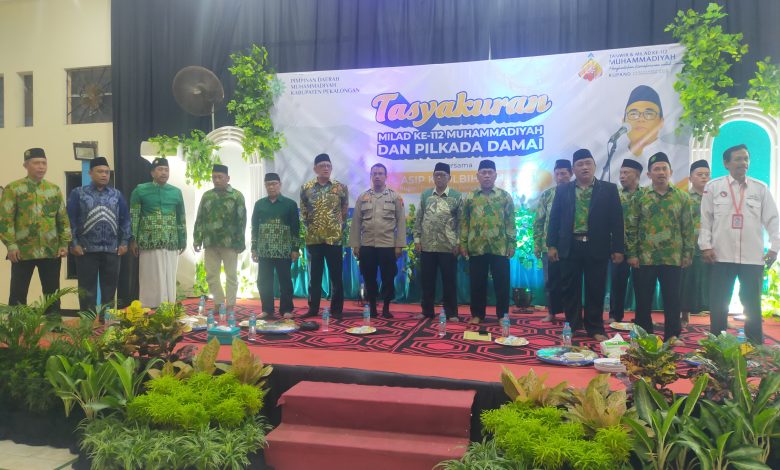 Muhammadiyah Kabupaten Pekalongan Gelar Tasyakuran Pilkada Damai