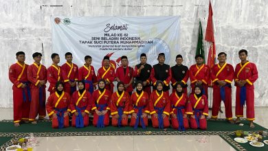 Pimda Tapak Suci Putra Muhammadiyah Kabupaten Pekalongan Rayakan Milad Tapak Suci ke-62 di SMK Muhammadiyah Kajen Pekalongan
