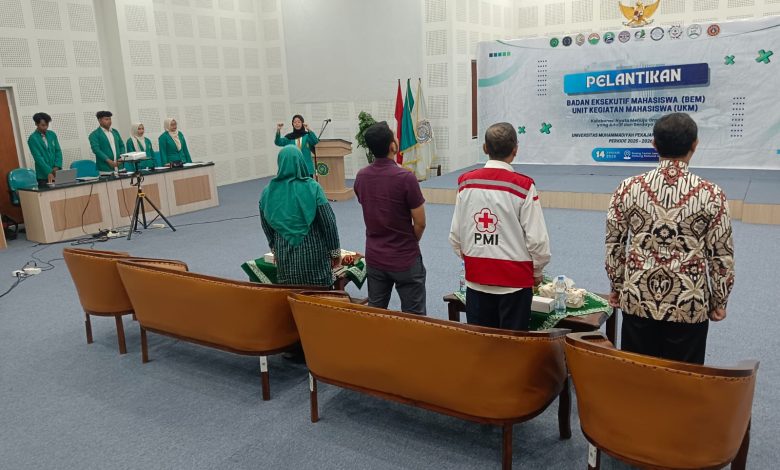 Prosesi Pelantikan BEM dan UKM UMPP Periode 2025-2026