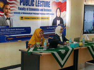 Kuliah Umum membahas perkembangan bisnis dan lingkungan