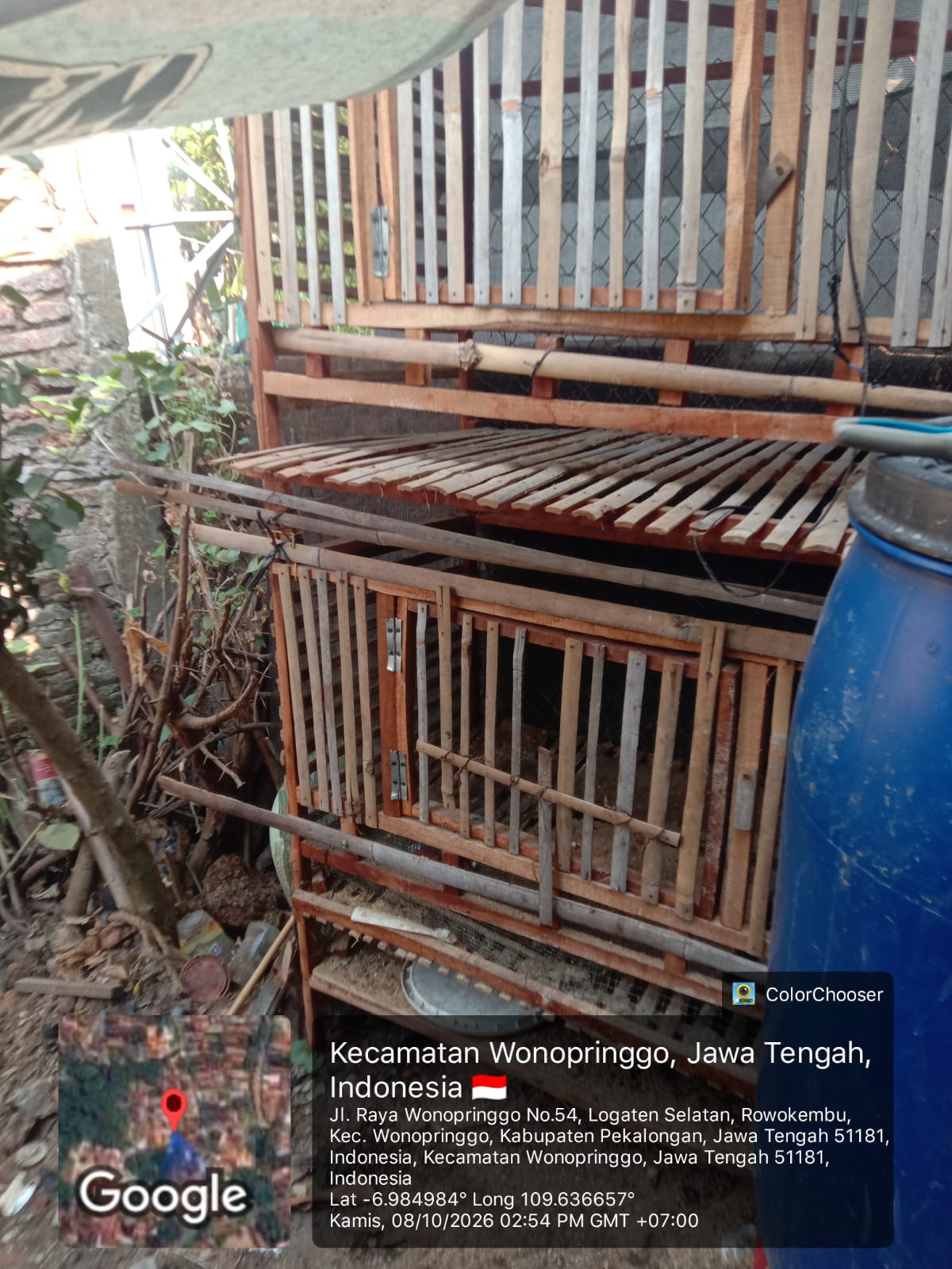 Contoh kandang milik salah satu calon penerima manfaat