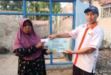Lazismu Pekalongan Bantu Korban Kebakaran di Wonoyoso Wonokerto