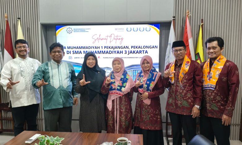SMA Muhammadiyah 1 Pekajangan Kunjungi SMA Muhammadiyah 3 Jakarta